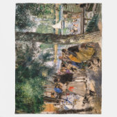 Pierre-Auguste Renoir - Seine-Badezone Fleecedecke (Vorderseite)