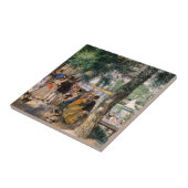 Pierre-Auguste Renoir - Seine-Badezone Fliese (Seite)