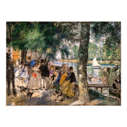 Pierre-Auguste Renoir - Seine-Badezone Fotodruck (Vorne)