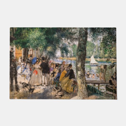 Pierre-Auguste Renoir - Seine-Badezone Fußmatte (Vorderseite)