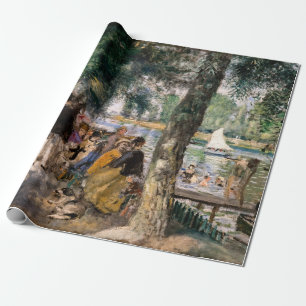 Pierre-Auguste Renoir - Seine-Badezone Geschenkpapier
