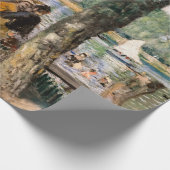 Pierre-Auguste Renoir - Seine-Badezone Geschenkpapier (Ecke)