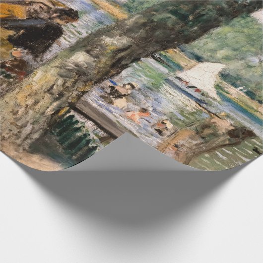 Pierre-Auguste Renoir - Seine-Badezone Geschenkpapier (Ecke)