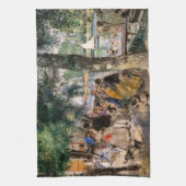 Pierre-Auguste Renoir - Seine-Badezone Geschirrtuch (Vertikal)
