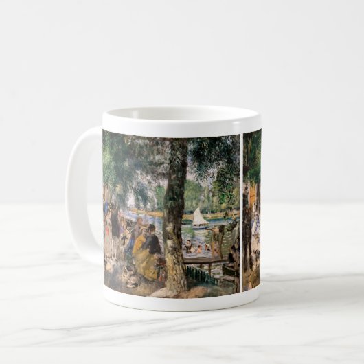 Pierre-Auguste Renoir - Seine-Badezone Kaffeetasse (Vorderseite Links)