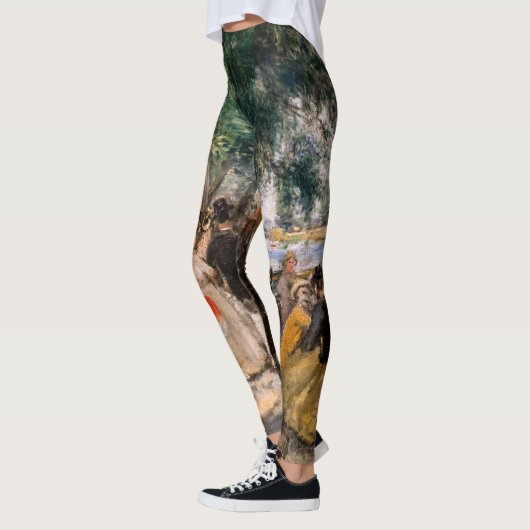 Pierre-Auguste Renoir - Seine-Badezone Leggings (Links)