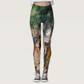 Pierre-Auguste Renoir - Seine-Badezone Leggings (Vorderseite)