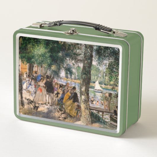 Pierre-Auguste Renoir - Seine-Badezone Metall Brotdose (Vorderseite)