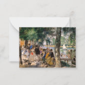 Pierre-Auguste Renoir - Seine-Badezone Mitteilungskarte (Vorderseite)