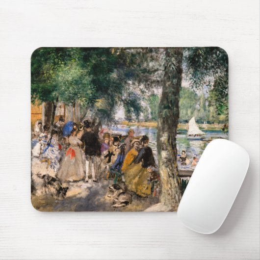Pierre-Auguste Renoir - Seine-Badezone Mousepad (Mit Mouse)