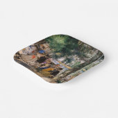 Pierre-Auguste Renoir - Seine-Badezone Pappteller (Gewinkelt)