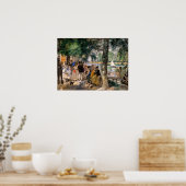Pierre-Auguste Renoir - Seine-Badezone Poster (Küche)