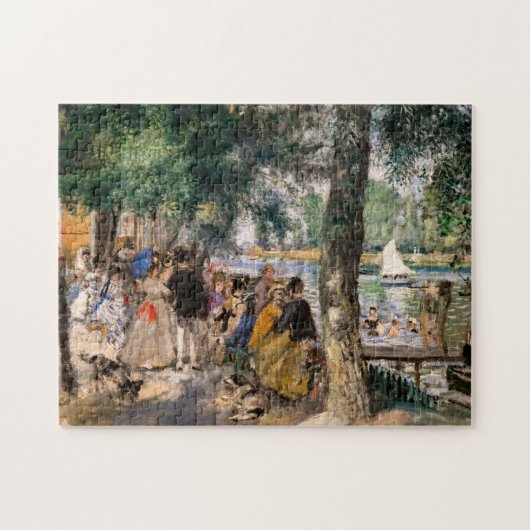 Pierre-Auguste Renoir - Seine-Badezone Puzzle (Horizontal)