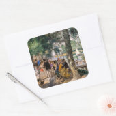 Pierre-Auguste Renoir - Seine-Badezone Quadratischer Aufkleber (Umschlag)