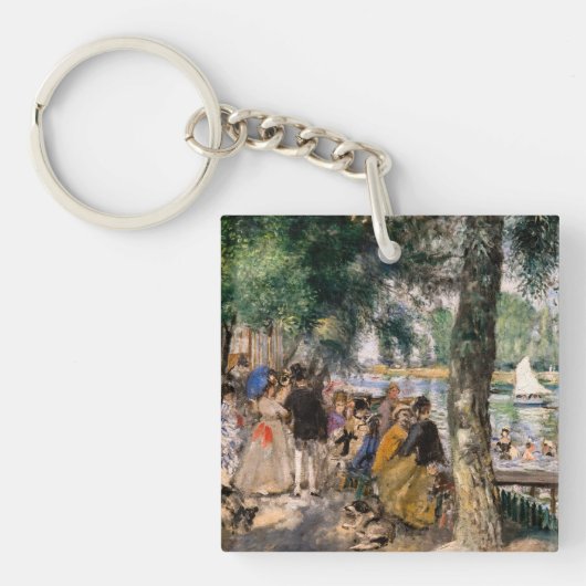 Pierre-Auguste Renoir - Seine-Badezone Schlüsselanhänger (Vorderseite)