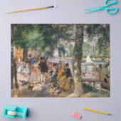Pierre-Auguste Renoir - Seine-Badezone Seidenpapier (Basteln)