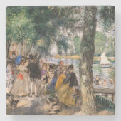 Pierre-Auguste Renoir - Seine-Badezone Steinuntersetzer (Vorderseite)