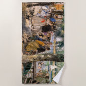 Pierre-Auguste Renoir - Seine-Badezone Strandtuch (Vorderseite)