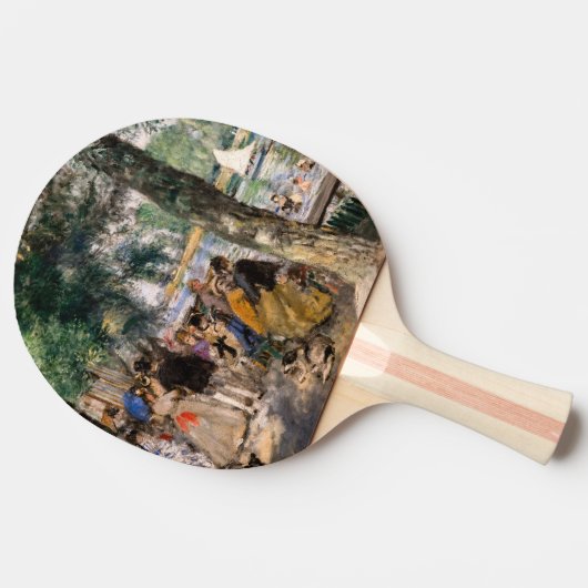Pierre-Auguste Renoir - Seine-Badezone Tischtennis Schläger (Seitenansicht)