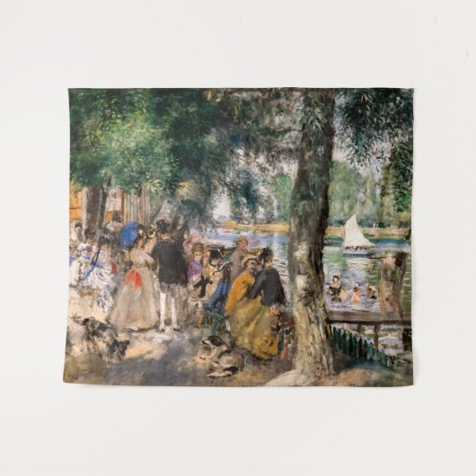 Pierre-Auguste Renoir - Seine-Badezone Wandteppich (Vorderseite (Horizontal))