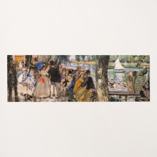 Pierre-Auguste Renoir - Seine-Badezone Yogamatte (Rückseite (Horizontal))