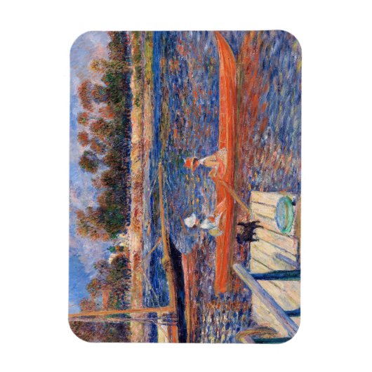 Pierre-Auguste Renoir - Seine in Argenteuil Magnet (Vertikal)