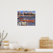 Pierre-Auguste Renoir - Seine in Argenteuil Poster (Küche)