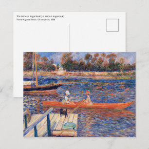 Pierre-Auguste Renoir - Seine in Argenteuil Postkarte
