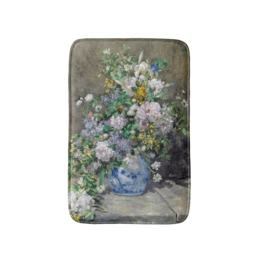 Pierre-Auguste Renoir - Spring Bouquet Badematte (Vorderseite Vertikal)