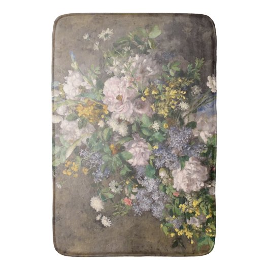 Pierre-Auguste Renoir Spring Bouquet Badematte (Vorderseite Vertikal)