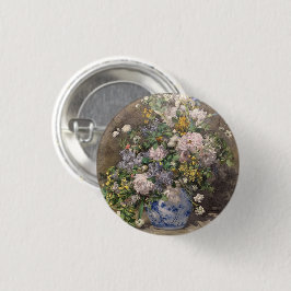 Pierre-Auguste Renoir Spring Bouquet Button