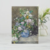 Pierre-Auguste Renoir - Spring Bouquet Einladung (Stehend Vorderseite)