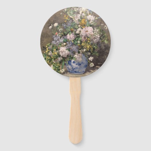 Pierre-Auguste Renoir Spring Bouquet Fächer (Vorderseite)