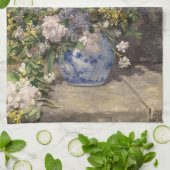 Pierre-Auguste Renoir Spring Bouquet Geschirrtuch (Gefaltet)