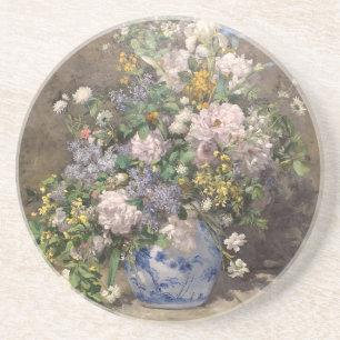 Pierre-Auguste Renoir Spring Bouquet Getränkeuntersetzer