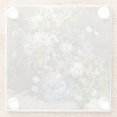 Pierre-Auguste Renoir Spring Bouquet Glasuntersetzer (Rückseite)