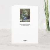 Pierre-Auguste Renoir - Spring Bouquet Karte (Rückseite)