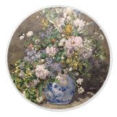 Pierre-Auguste Renoir Spring Bouquet Keramikknauf (Vorderseite)