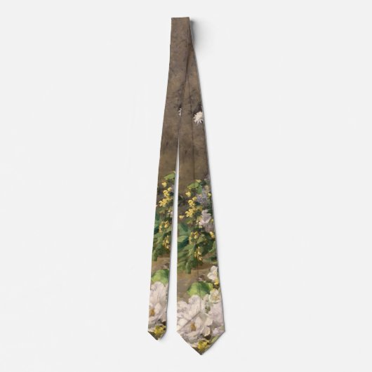Pierre-Auguste Renoir Spring Bouquet Krawatte (Rückseite)