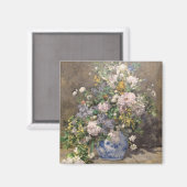 Pierre-Auguste Renoir Spring Bouquet Magnet (Vorderseite/Rückseite)