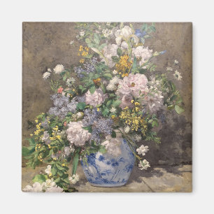 Pierre-Auguste Renoir Spring Bouquet Magnet