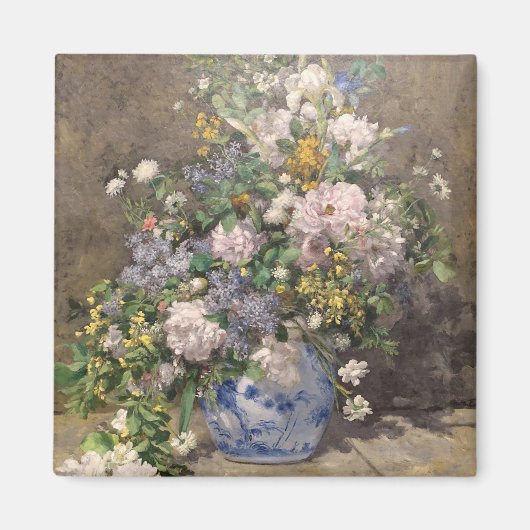 Pierre-Auguste Renoir Spring Bouquet Magnet (Vorne)
