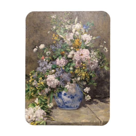 Pierre-Auguste Renoir Spring Bouquet Magnet (Vertikal)