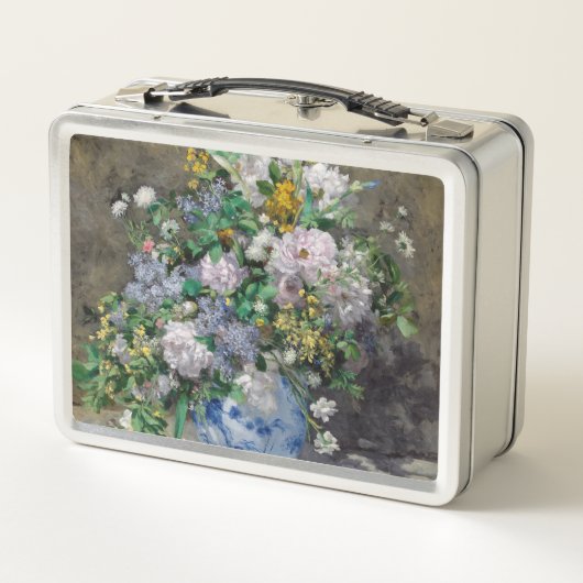 Pierre-Auguste Renoir - Spring Bouquet Metall Brotdose (Rückseite)