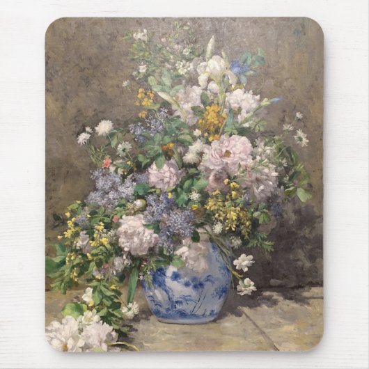Pierre-Auguste Renoir Spring Bouquet Mousepad (Vorne)