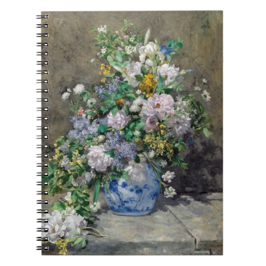 Pierre-Auguste Renoir - Spring Bouquet Notizblock (Vorderseite)