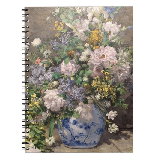 Pierre-Auguste Renoir Spring Bouquet Notizblock (Vorderseite)
