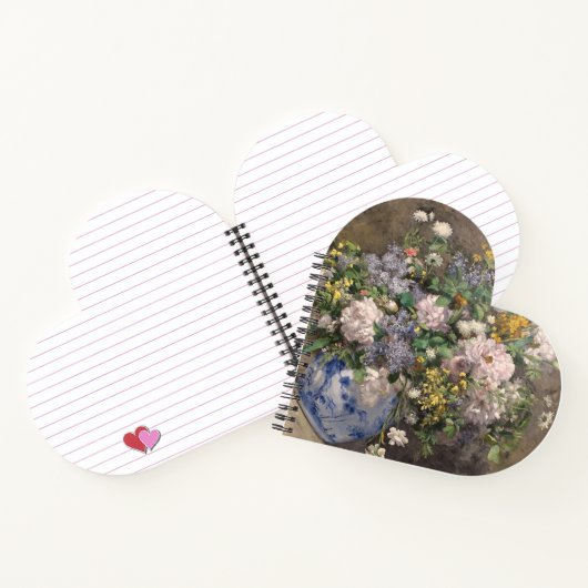 Pierre-Auguste Renoir Spring Bouquet Notizblock (Innenseite)