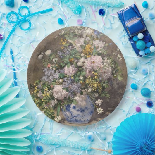 Pierre-Auguste Renoir Spring Bouquet Pappteller (Party)