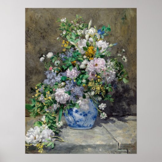 Pierre-Auguste Renoir - Spring Bouquet Poster (Vorne)